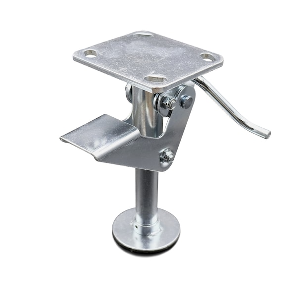 8" Kickbar Floor Truck Lock w/Top Plate